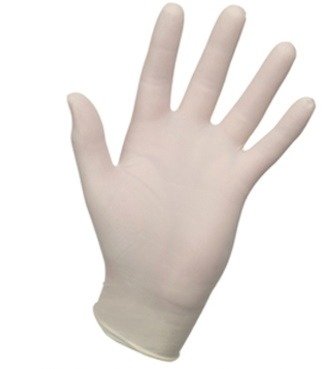 Jednorazové rukavice latexové nepudrované veľkosť M - 100ks