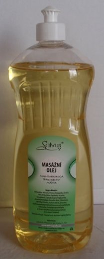 Salvus masážny olej Mandarinka, broskyňa, mäta - 1l