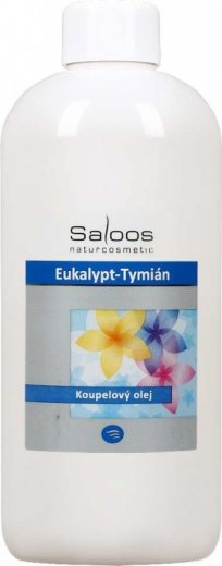 Saloos Kúpeľový olej Eukalypt - Tymian - 1000 ml