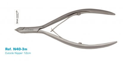 Lexwo kliešte na kožu 12cm, 3mm - typ 140-3