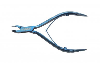 Lexwo kliešte na koži 10cm, 3mm - typ 135-3, modré