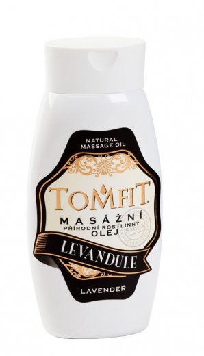 TOMFIT prírodný masážny olej Levanduľa 250 ml