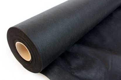 Rola z netkanej textílie - čierna - šírka 60cm, 50m dĺžka, 40g