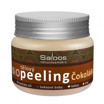 Saloos Bio Telový peeling - Čokoláda 140 ml