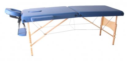 MH Star skladacie drevené lehátko ETF50 - 71cm - modré