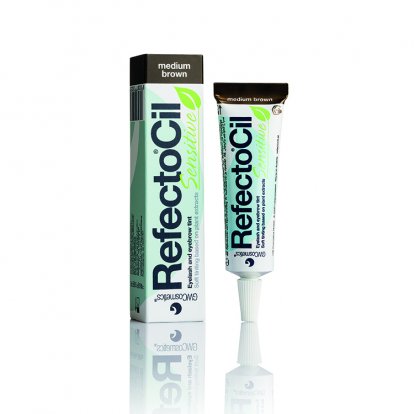 RefectoCil Sensitive - farba na mihalnice a obočie - stredne hnedá