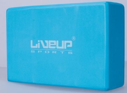 LIVEUP penová kocka na jogu - modrá