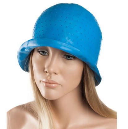 Melírovací klobúk modrý, 1ks