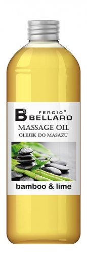 Fergio BELLARO masážny olej bambus a limetka - 1l