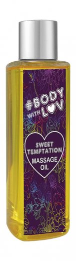 Body with Luv masážny olej sladké pokušenie 200ml