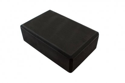 Penová kocka na jogu - čierna