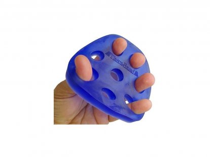 Thera-Band Hand Xtrainer - posilňovač prstov a dlane, modrý - tuhý