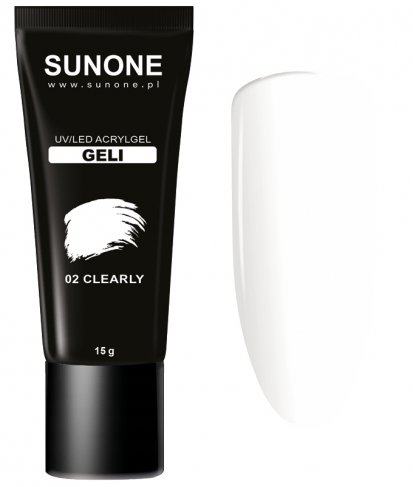 SUNON Geli UV / LED Akrylgel 15g - 02 Clearly