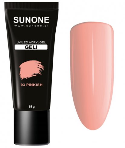 SUNON Geli UV / LED Akrylgel 15g - 03 Pinkish
