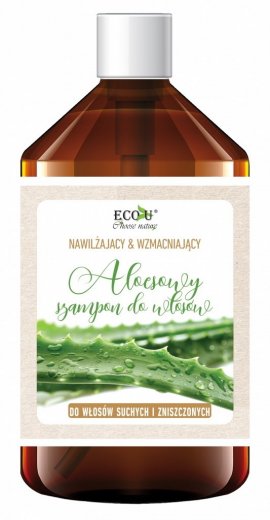 ECO-U Šampón s aloe vera pre suché a poškodené vlasy 500ml