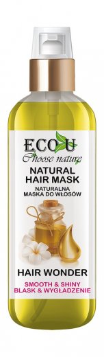 Eco-U Prírodné maska pre lesk a hladkosť vlasov 125ml