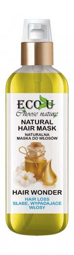Eco-U Prírodné maska pre oslabené a vypadávajúce vlasy 125ml