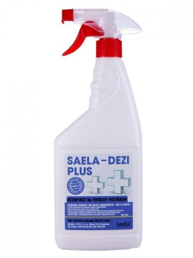 SAELA - Dezi PLUS dezinfekcia na povrchy s rozprašovačom 750ml