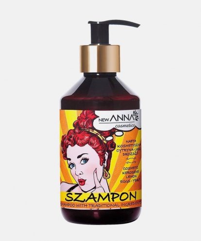 Retro šampón s kozmetickým petrolejom, výťažkom z vajíčka, citrónu a kvasníc 300ml