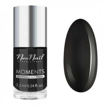 NeoNail lak na nechty 7,2 ml Pure Black