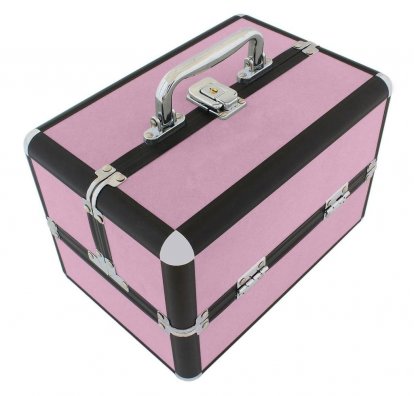 Kozmetický kufrík CA4U 25 x 17 x 17 cm - ružový