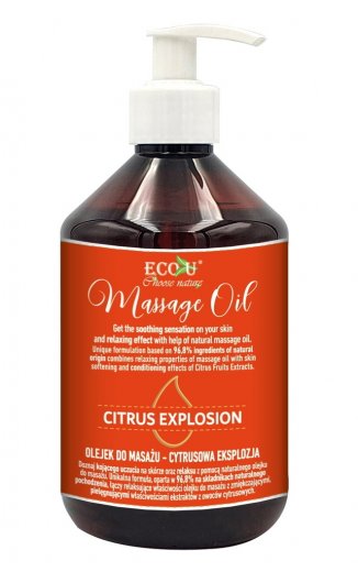 Eco-U masážny olej Citrus Explosion 500ml