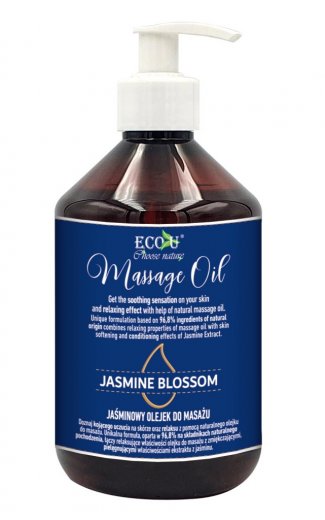 Eco-U masážny olej s jazmínovým extraktom 500ml