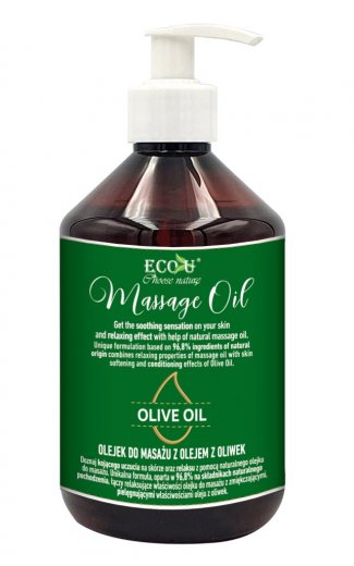 Eco-U masážny olej s olivovým olejom 500ml