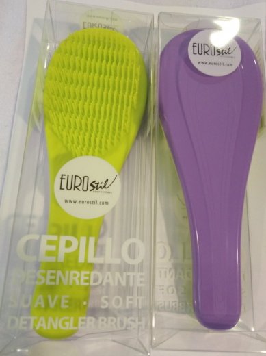 Eurostil Detangling kefa žltofialová