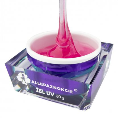 Stavebný UV gél Jelly Pink Glass 30ml