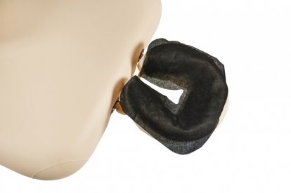 Čierna Pokrývka hlavovej časti lehátka na jedno použitie - 100 ks