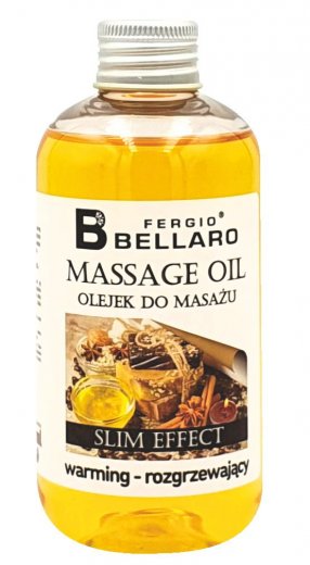 Fergio BELLARO masážny olej hrejivý Slim effect - 200ml