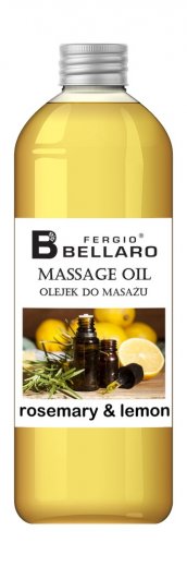 Fergio BELLARO masážny olej rozmarín a citrón - 200ml