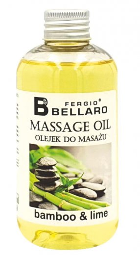 Fergio BELLARO masážny olej bambus a limetka - 200ml