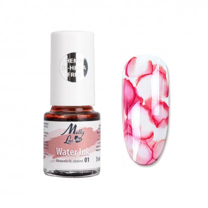 Molly Lac Water Ink Akvarelová farba na zdobenie č. 01 5ml