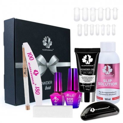 Allepaznokcia Powder Gel Box Akrylgélová štartovacia sada