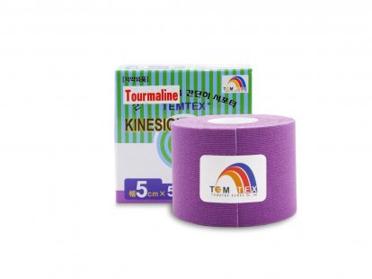 TEMTEX kinesiotape Tourmaline - 5cmx5m - fialový