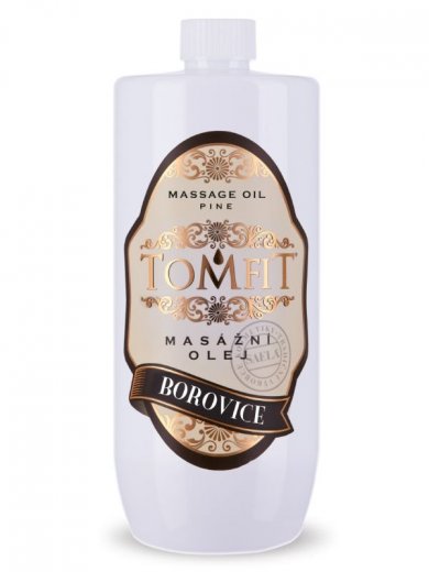 TOMFIT masážny olej so silicami smreka, borovice a jedle - 1l