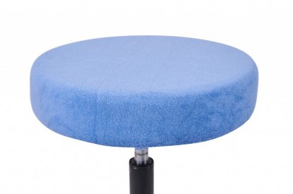 Froté poťah na stoličku - modrý