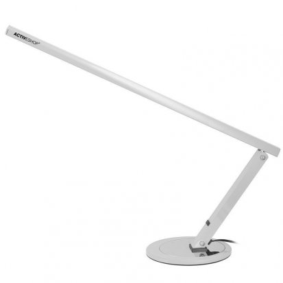 Kozmetická stolná LED lampa Slim strieborná