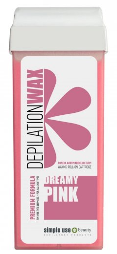 Depilačný vosk roll-on ružový Dreamy Pink TIO2, 100ml