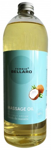 Fergio BELLARO masážny olej kokosový sen - 1l
