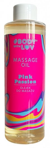 Body with Luv masážny olej ružová vášeň 200ml