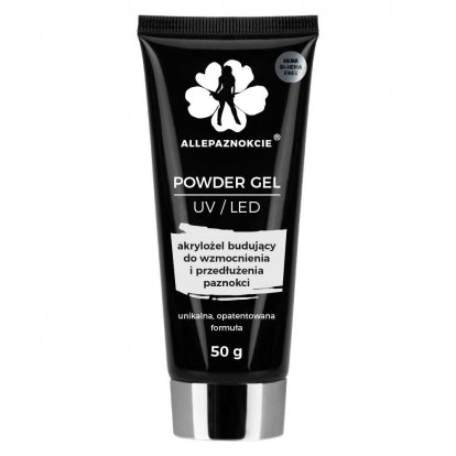 Akrylgel Powder Gél stavebný Hema/DiHema free 50g Clear číry