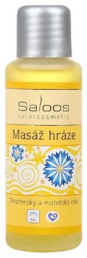 Saloos Bio Olej na masáž hrádze - 50ml