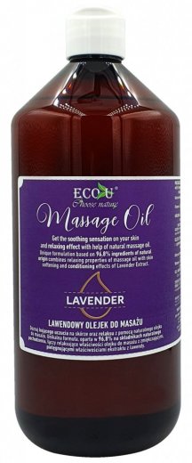 Eco-U masážny olej s levanduľovým extraktom 1l