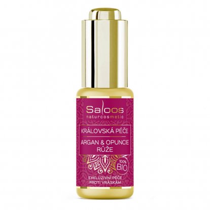 Saloos Kráľovská Starostlivosť Argan & Opuncie - Ruža 100% bio, 20ml