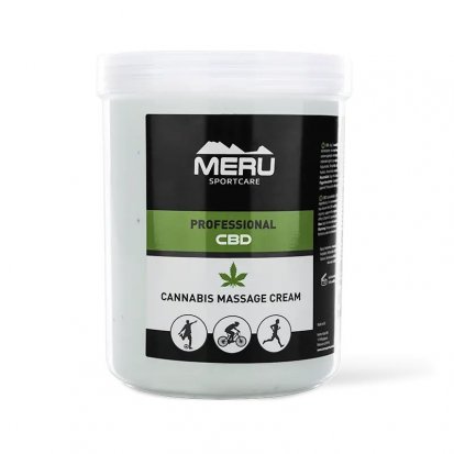 Meru regeneračný masážny krém CBD a Konope 1000ml