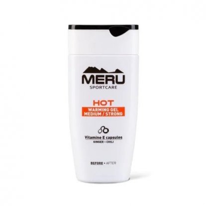 Meru Hot hrejivý gél Zázvor a Chili 150ml