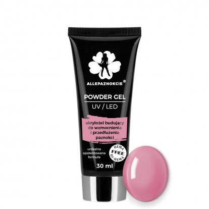 Akrylgel Powder Gél stavebný Hema/DiHema free 30ml French Pink č. 06